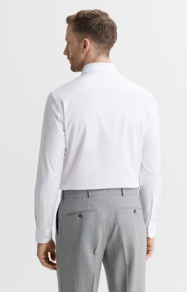 Slim fit twillskjorte 176-182/41