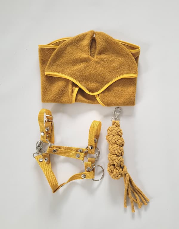 Hobby Horse A3 Justerbar Hästgrimma - Senapsgrön
