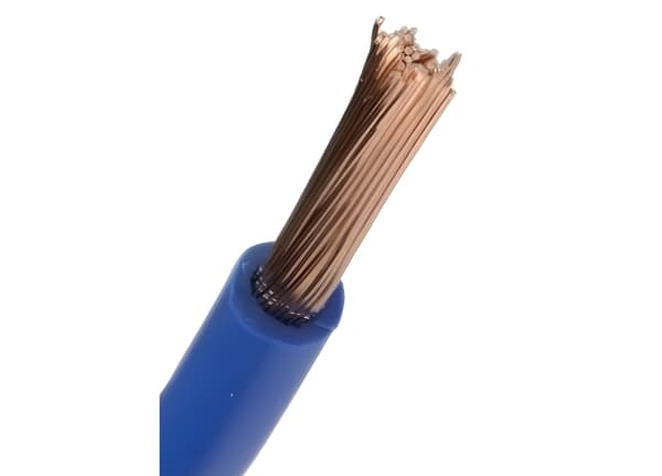 Sähkökaapeli Yksiytiminen Sininen 6 mm2