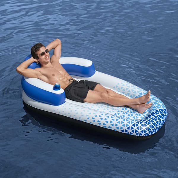 Bestway Hydro Force Flytande Solsäng, 183x97 cm, Blå