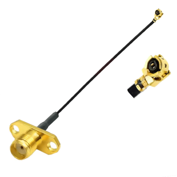 Pigtail uFL hun / SMA fatning FL 2H RF1.37 5cm