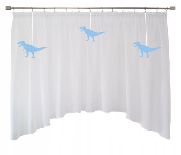 Blå dinosaur vedhæng med åbent værk