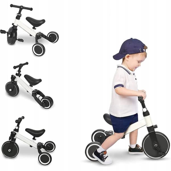 3-in-1 Trike Fix Mini -tasapainopyörä lapsille, punainen