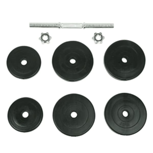 Hantel, viktat set, 15 kg