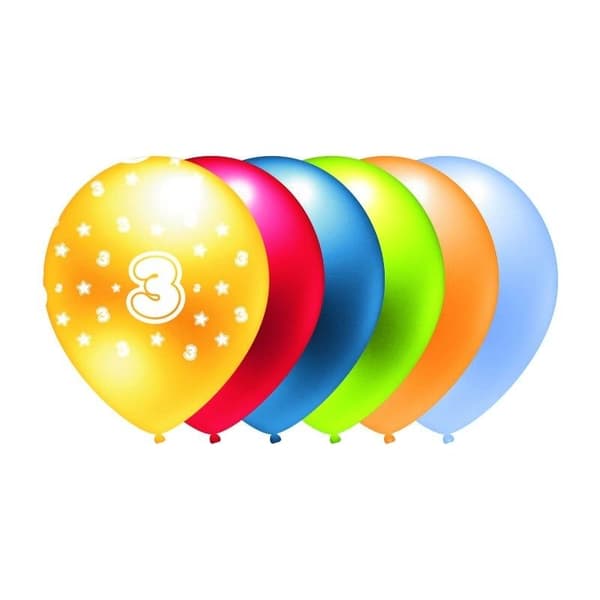 Metallisk ballonprint 35 stk.