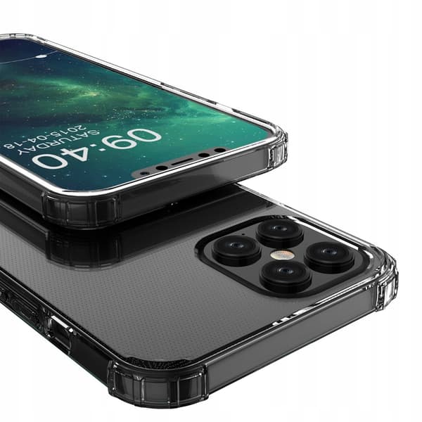 ETUI TIL APPLE IPHONE 12 MINI STØDFRI KLAR BAGSIDER + GLAS