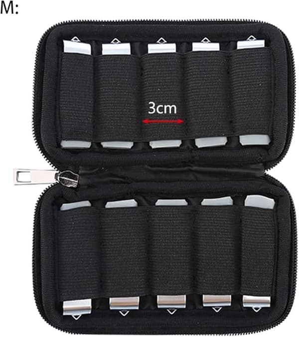 USB-pendrev-etui og -organisator til elektronisk tilbehør