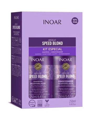 Inoar DUO Speed ​​​​Blond Shampoo 250 ml + Balsam 250 ml