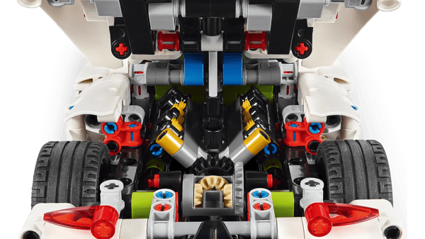 LEGO Technic Set: Koenigsegg Jesko Absolut Vit Hyperbil 801 Del (42184)