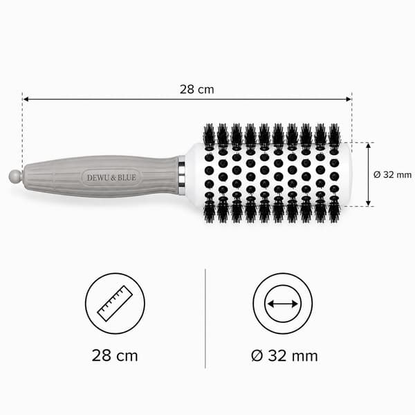 Keramisk termisk stylingbørste med ionisering 32 mm NANO techno