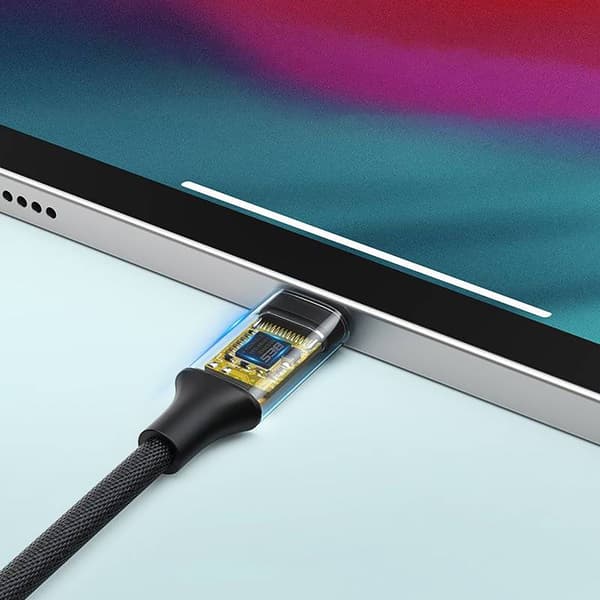 Hovedtelefonadapter mini-jack 3,5 mm (hun) - USB-C (han) 10 cm - grå