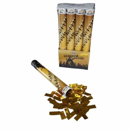 Guld pneumatisk konfetti