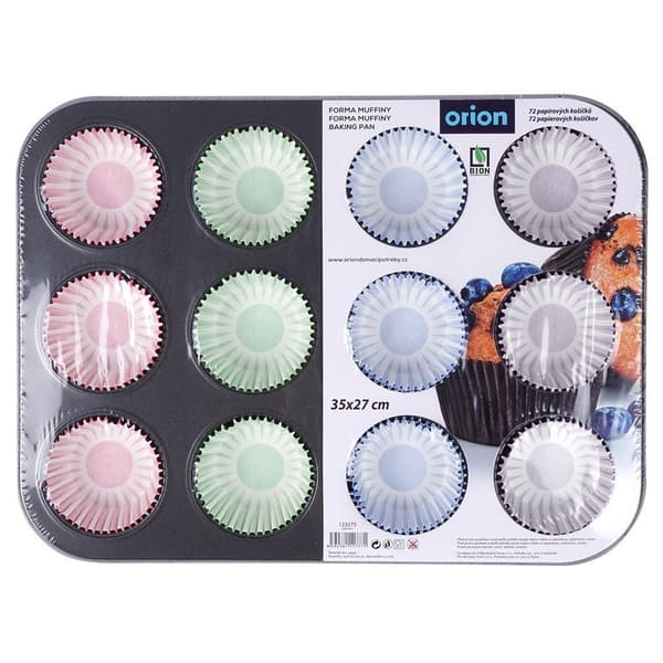 Muffinform med papiljotter 13-delar
