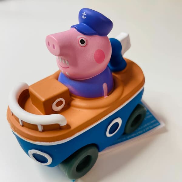 Hasbro Peppa Pig Morfar med Fordon 8cm Figurer