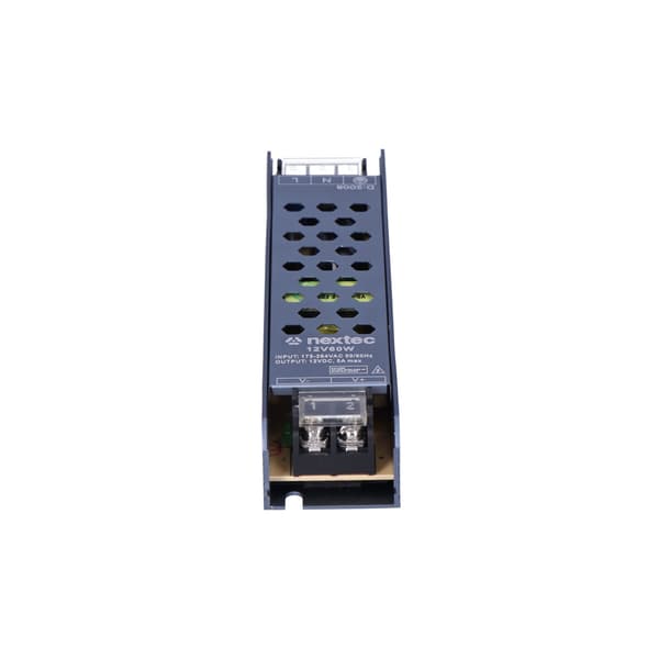 LED modulær strømforsyning lang grafit IP20 / 12v / 5a / 60w