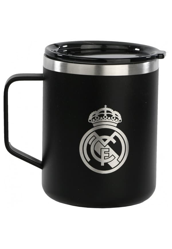 Real Madrid Runbott -termosmuki 400 ml 972549 musta