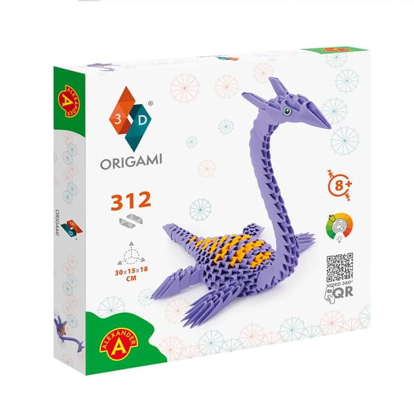 3D-origami. Plesiosaurus