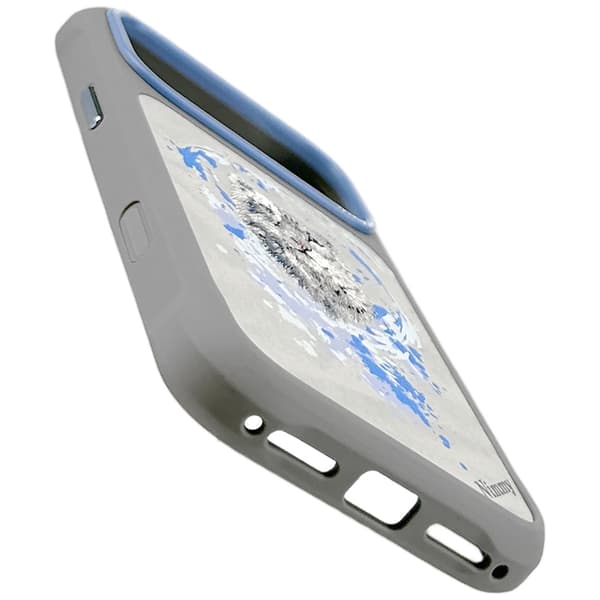 Nimmy Pantera MagSafe -kotelo iPhone 17 Prolle, vaaleanharmaa