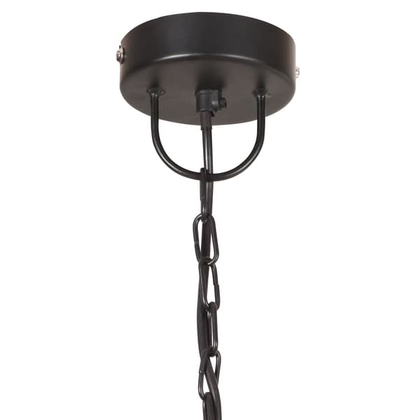 vidaXL industriel pendellampe, 25 W, sort, rund, 41 cm, E27