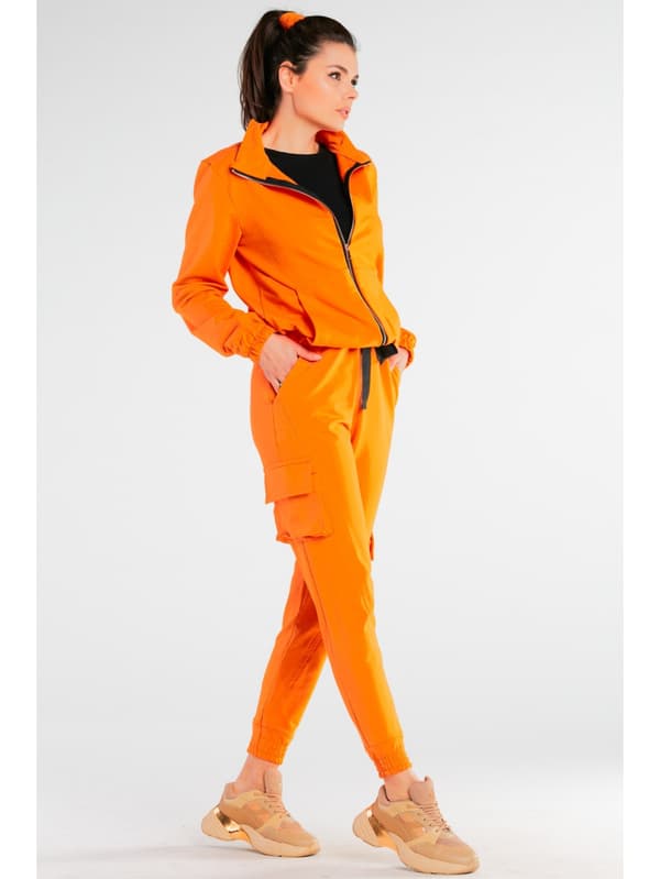 Cargo joggingbukser, orange L/XL