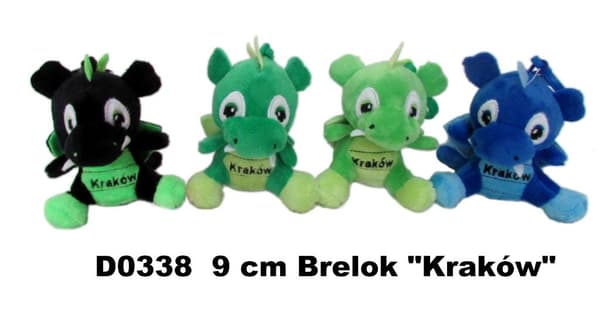 Drake nyckelring "Krakow" 9cm MIX