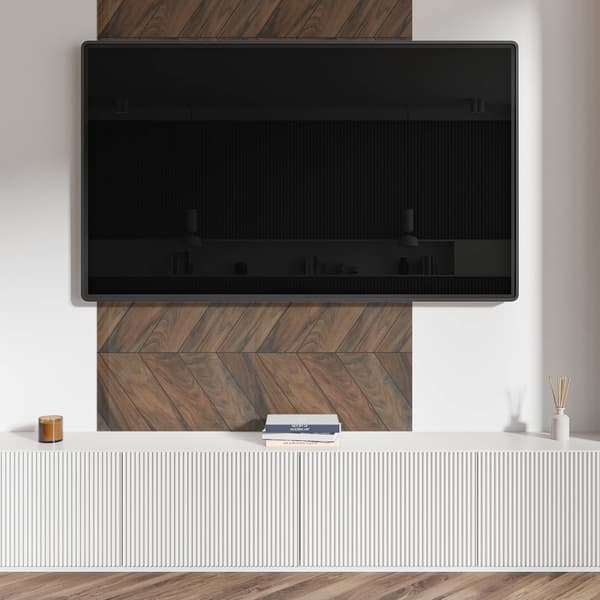 Selvklæbende vinyldekorationspanel med tryk 100x50 cm sildebensmønster