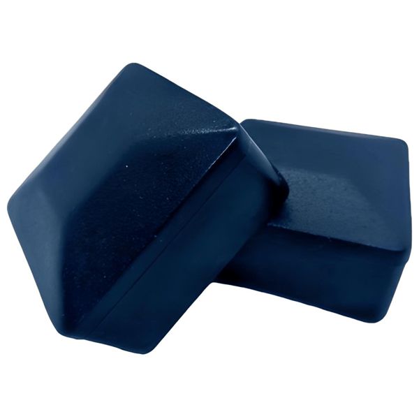 Udvendig endekappe til profil, tagkappe, 40x40, 20 stk., antracit