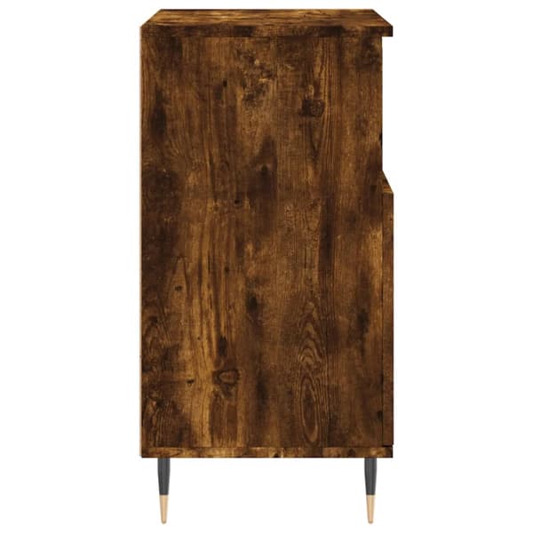 vidaXL kommode, røget eg, 60x35x70 cm, træbaseret materiale