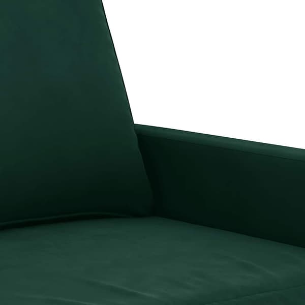 vidaXL 2-sitssoffa mörkgrön 120 cm klädd i sammet