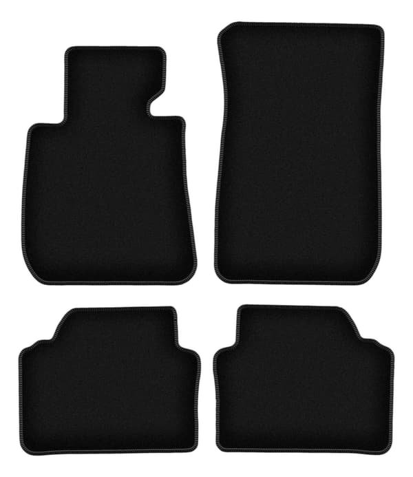 BASIC sorte velourmåtter til: BMW 3 E91 stationcar, touring (2004-2011)