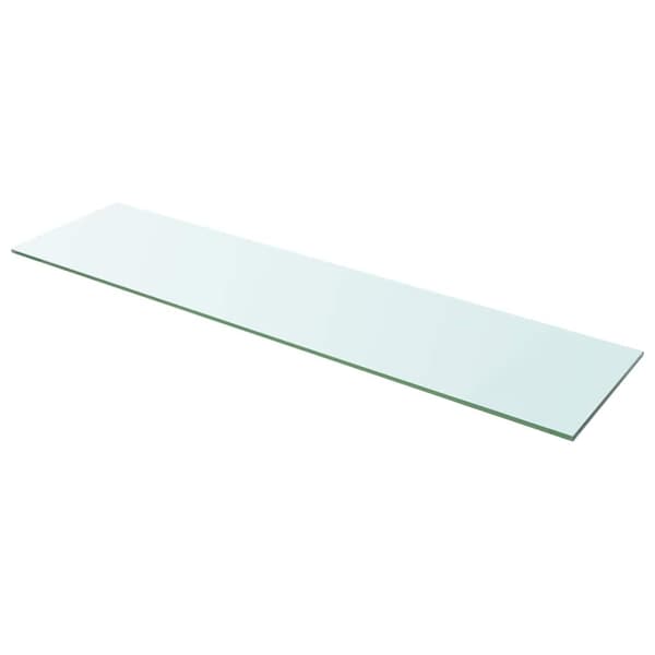vidaXL klart glaspanel 100x25 cm