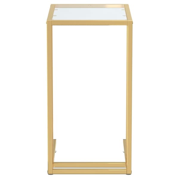 vidaXL computer sidebord transparent 50x35x65 cm