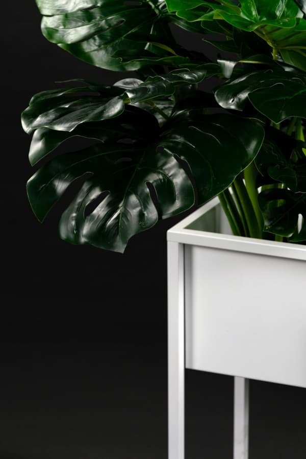 Blomkruksskydd Metall Vit Loft Monaco S 28x28x60