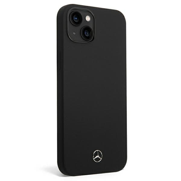 Mercedes Silikone Line Etui til iPhone 14 Plus, Sort