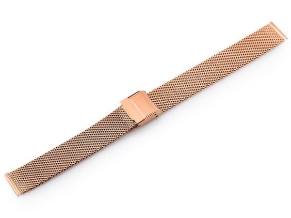 Armband Pacific M6 - HQ-mesh - rosenguld 14mm