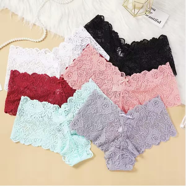 Sexede blonde hipster trusser sort L medium talje