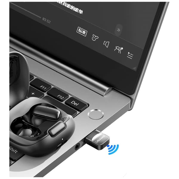 USAMS ZB321 5.1 USB Bluetooth-adapter svart