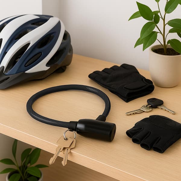 BC Cykellås, cykellås, kabel, cykellås, nyckel