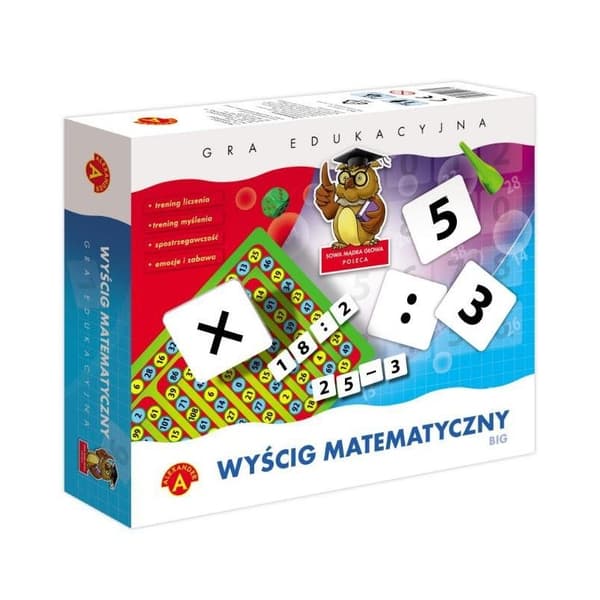 Matematikløb. Stor pædagogisk version. Brætspil. Alexander