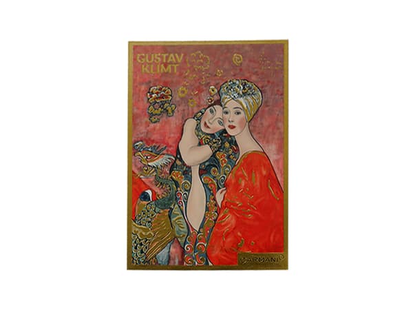 Sæt med 12 postkort - G. Klimt, Venner (CARMANI)