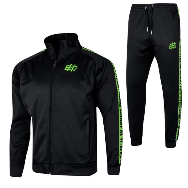 Herr träningsoverall STYLE - set L LIME