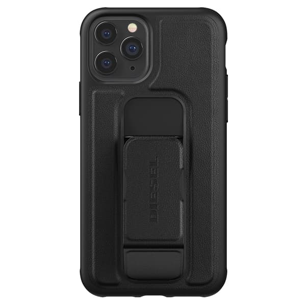 Diesel Grip-etui i læderlook til iPhone 12/12 Pro, sort