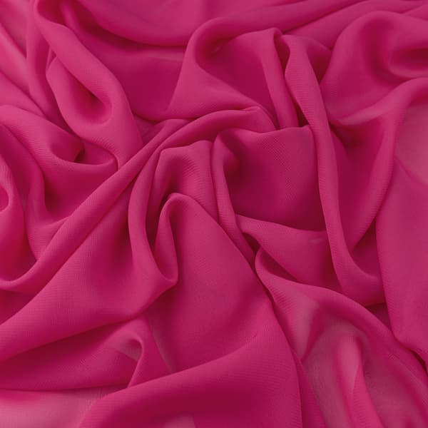 Chiffonmateriale, magenta farve