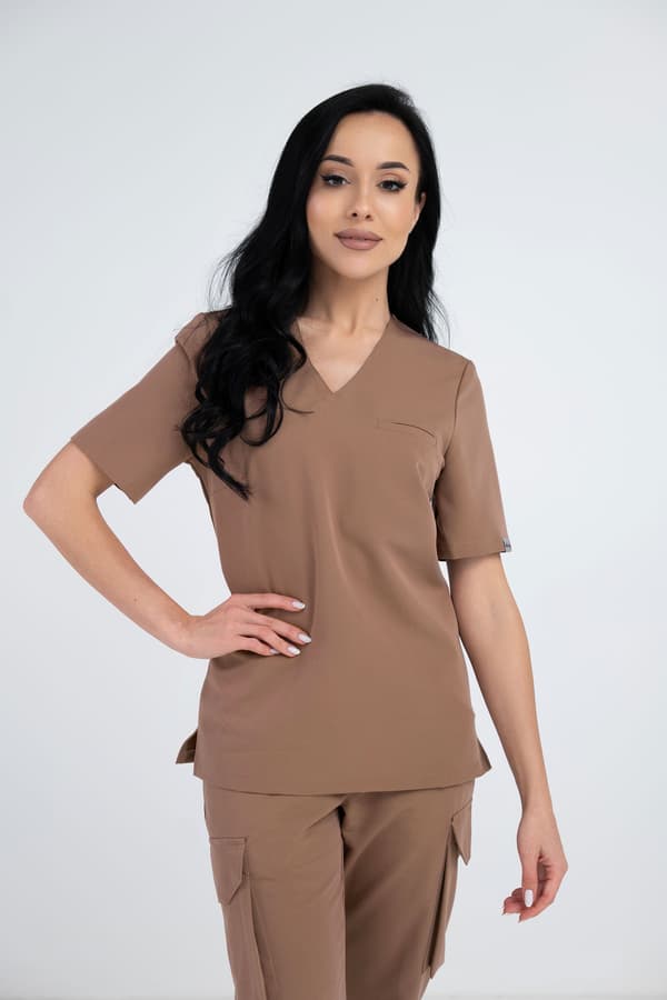 Damebluse med medicinsk pasform Cami CAMI SWEATSHIRT PUDDING ROSE S