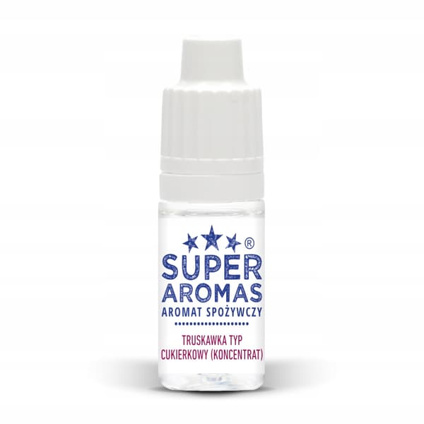 Superaromas Jordbær Madsmag Slik Type (koncentrat) 10 ml