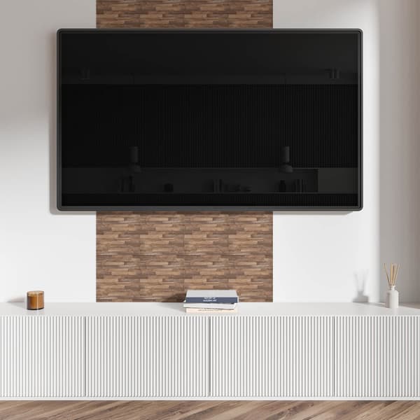 Nem montering Vinylflisesæt gulvbræddemønster 10x40x20 cm