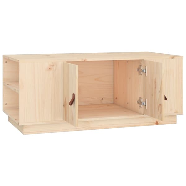 vidaXL Soffbord, 100x50x41 cm, massivt furuträ