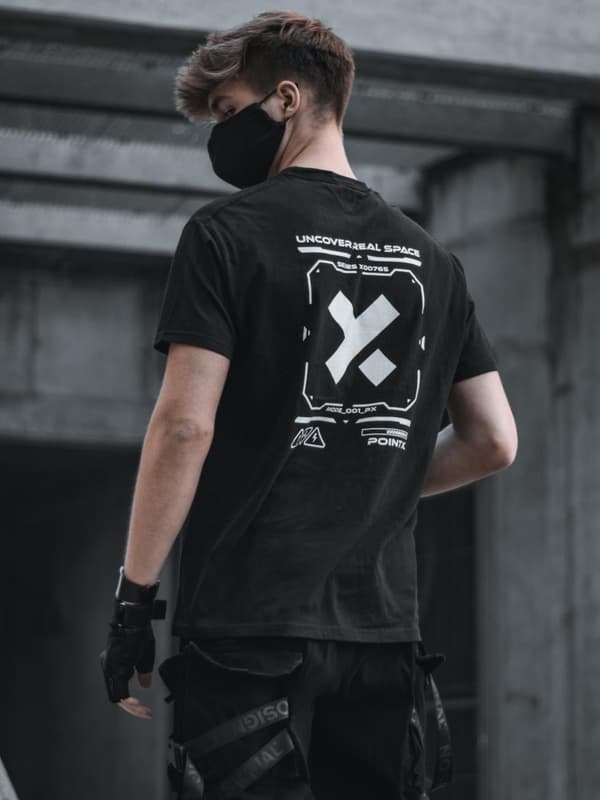 Point X Tech Kortærmet T-shirt Sort L