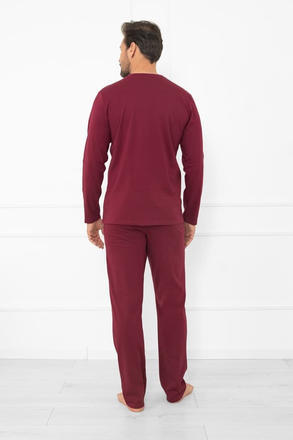 Herrpyjamas med lång ärm, långbyxor Gordo M