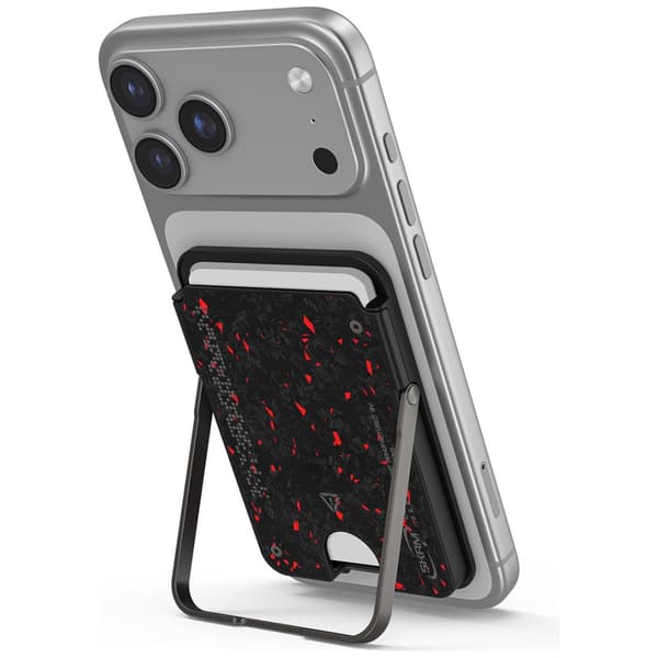 Skinarma Vektor Magnetisk Smart Stand Pung Sort
